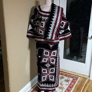 3 piece Traditional outfit from N.W Cameroon